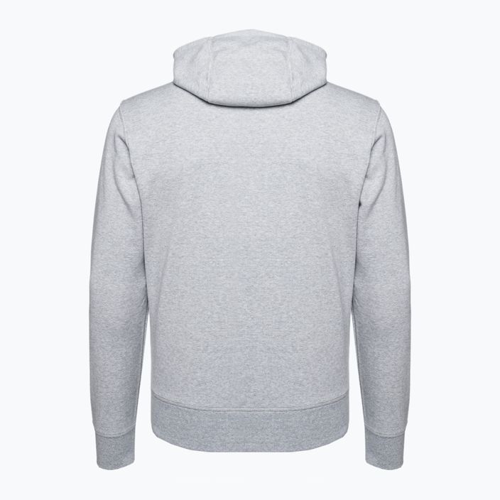 Herren New Balance Essentials Stacked Volles graues Sweatshirt 2