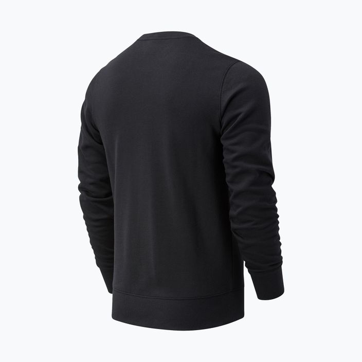 Herren New Balance Classic Core Fleece Crew Sweatshirt schwarz 2
