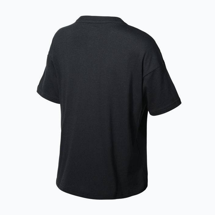 Damen New Balance Classic Core Stacked schwarzes T-shirt 2