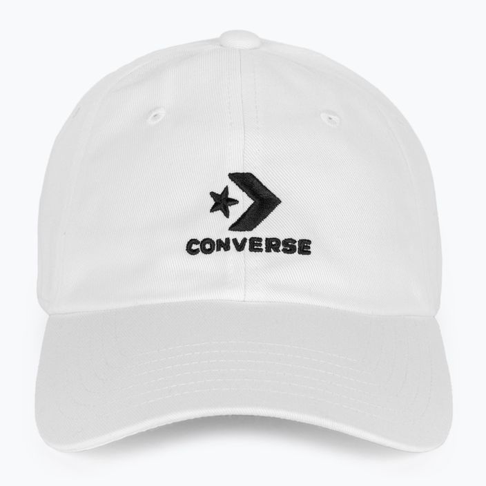 Converse Logo Lock Up Baseballkappe weiß 2