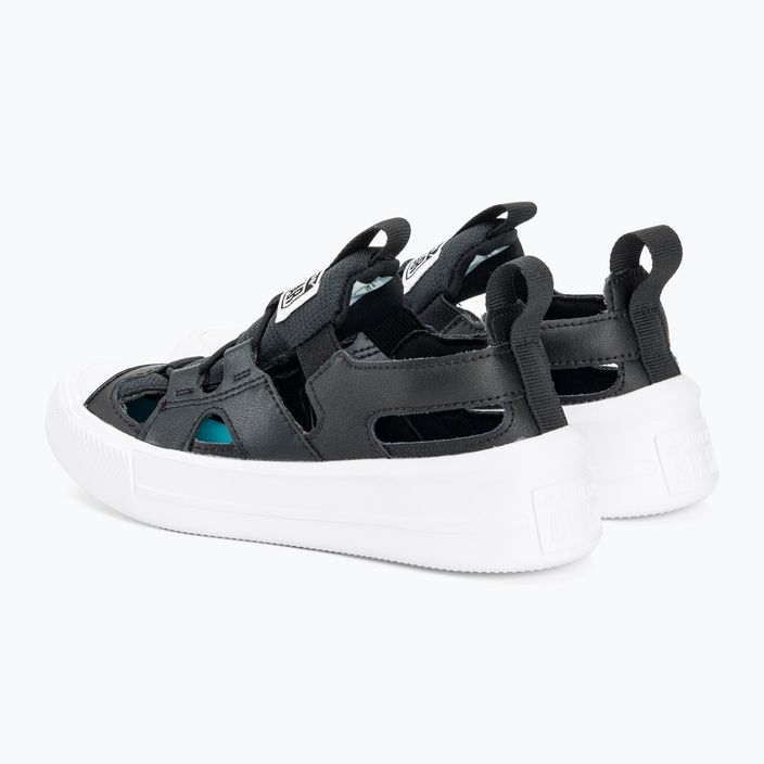 Converse Ultra Sandal Slip schwarz/schwarz/weiß Kindersandalen 3
