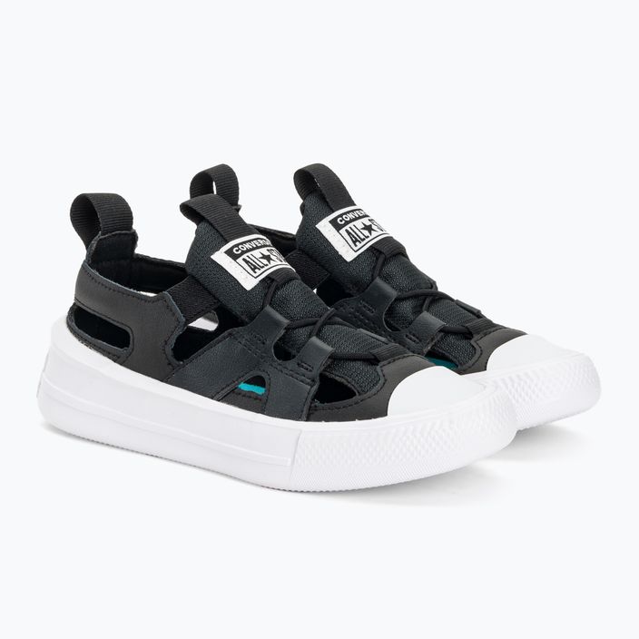 Converse Ultra Sandal Slip schwarz/schwarz/weiß Kindersandalen 4