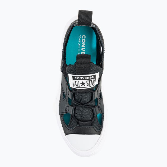 Converse Ultra Sandal Slip schwarz/schwarz/weiß Kindersandalen 6