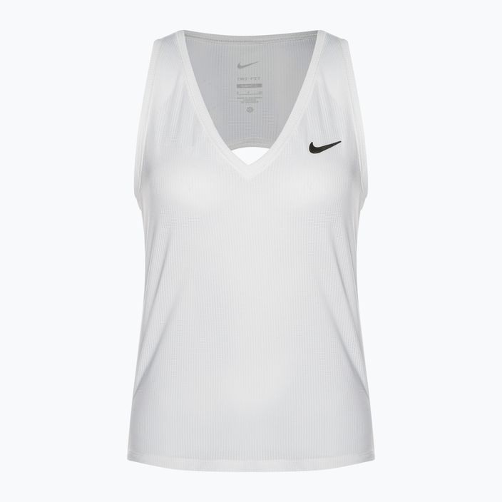 Damen Tennis Tank Top Nike Court Dri-Fit Victory Tank weiß/schwarz