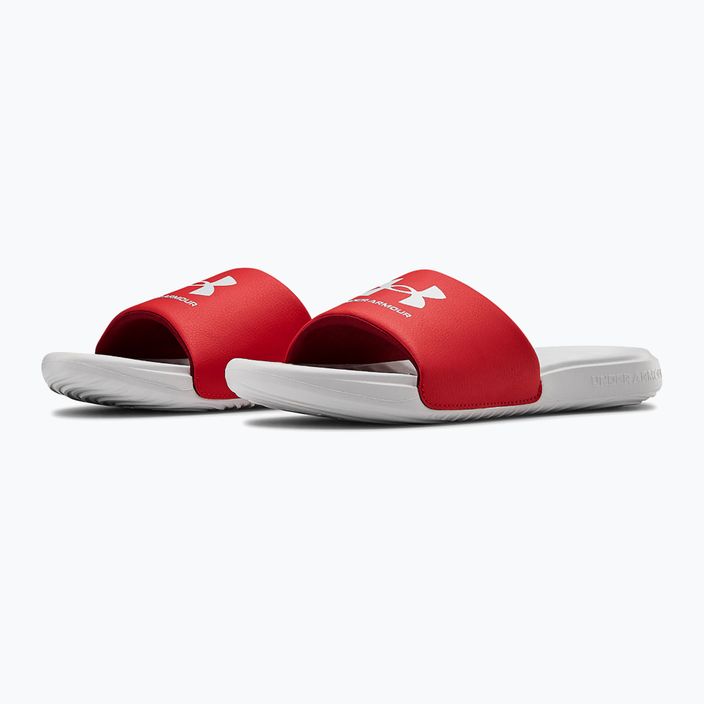 Under Armour Ansa Fix SL Herren Flip-Flops halo grau/rot/halo grau 11