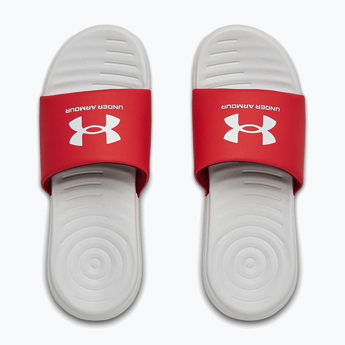 Under Armour Ansa Fix SL Herren Flip-Flops halo grau/rot/halo grau 12