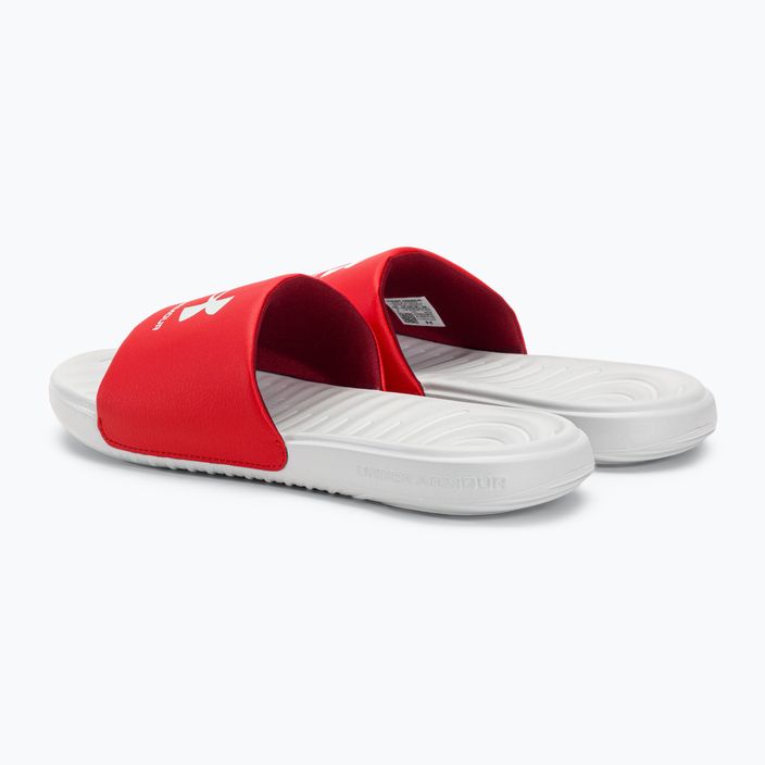 Under Armour Ansa Fix SL Herren Flip-Flops halo grau/rot/halo grau 3