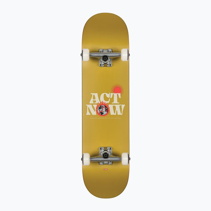 Globe G1 Act Now klassisches Skateboard in senf 10525404