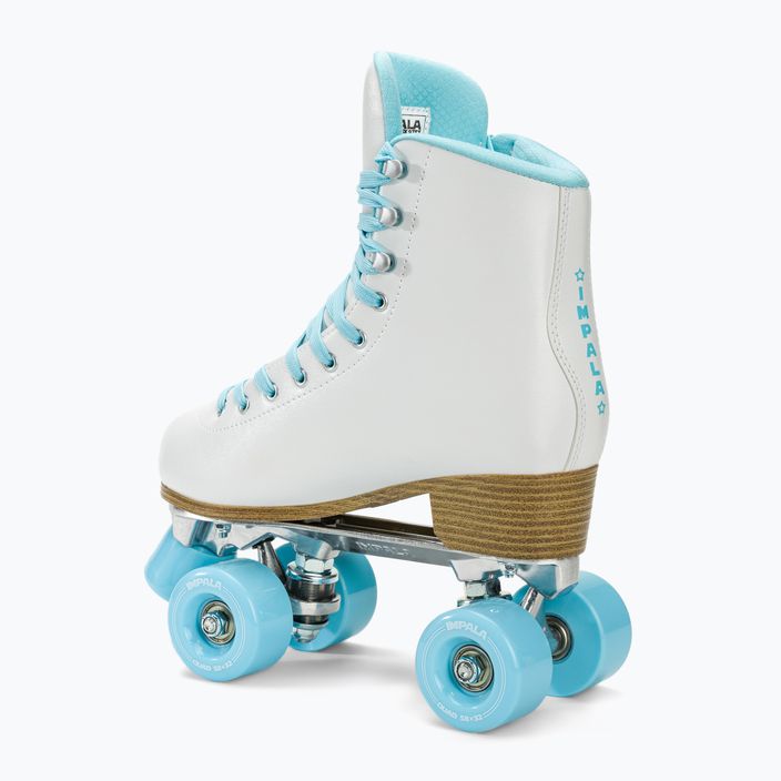 Damen Rollschuhe IMPALA Quad Skate weiß Eis 4