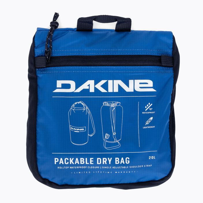 Dakine Packable Rolltop Dry Bag 20 wasserdichter Rucksack blau D10003921 5