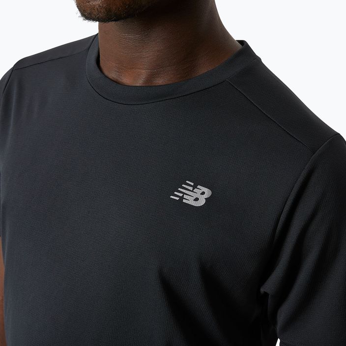 New Balance Core Run Herren-T-Shirt schwarz 4