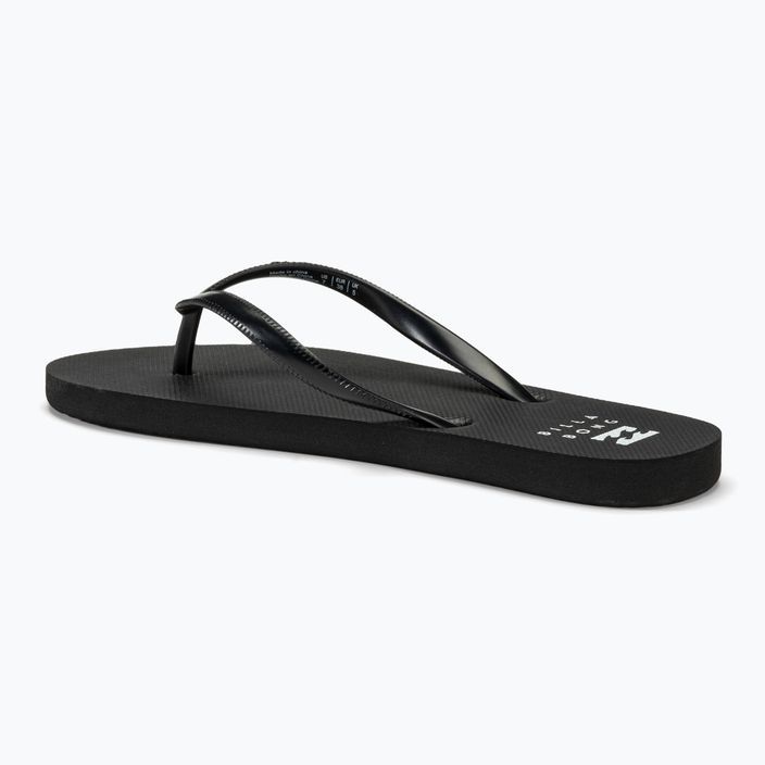 Damen Billabong Dama Flip Flops schwarz weiß 2 3