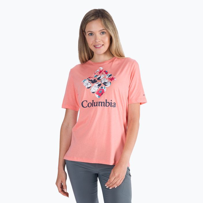 Columbia Bluebird Day Relaxed Damen-Trekking-Shirt orange 1934002