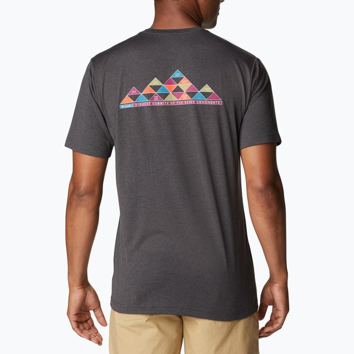 Columbia Tech Trail Graphic Tee Herren-Trekking-Shirt schwarz 1930802 4