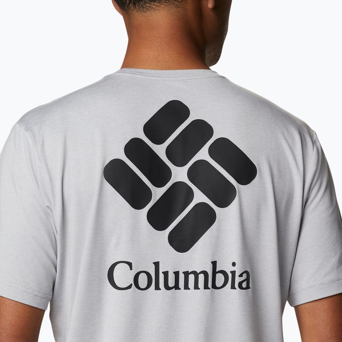 Herren Columbia Tech Trail Graphic Tee grau 1930802 Trekking-Shirt 3