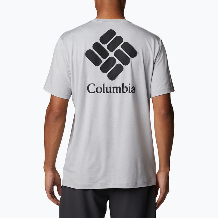 Herren Columbia Tech Trail Graphic Tee grau 1930802 Trekking-Shirt 4