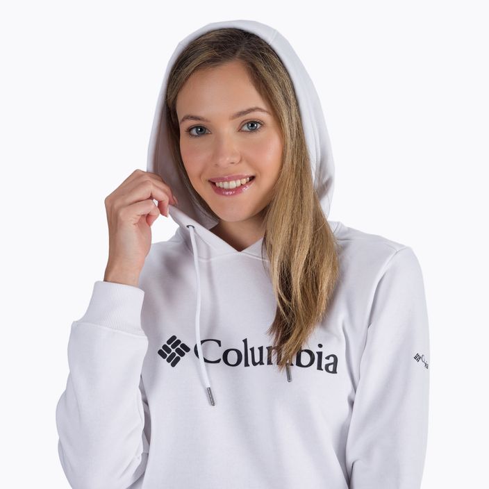 Damen-Trekking-Sweatshirt Columbia Logo weiß 1895751 4