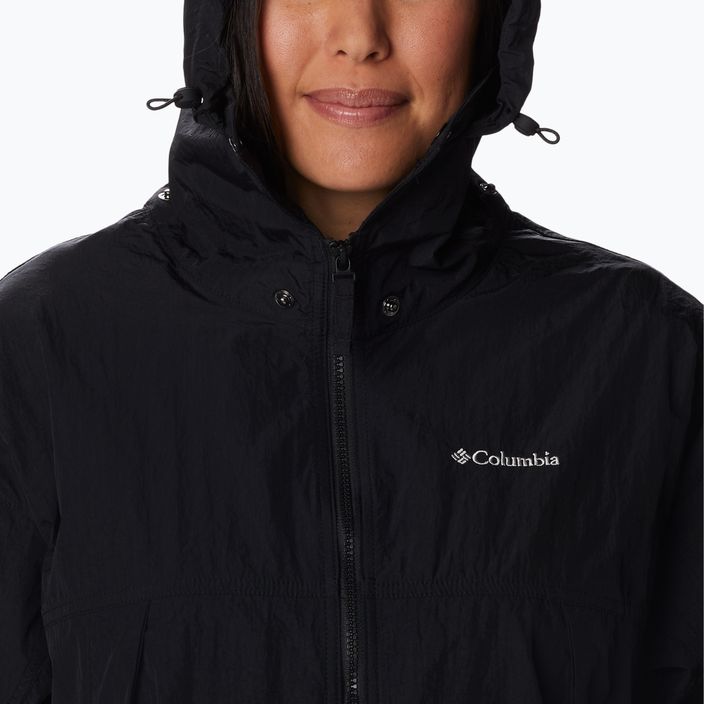 Columbia Paracutie schwarze Windjacke für Damen 5