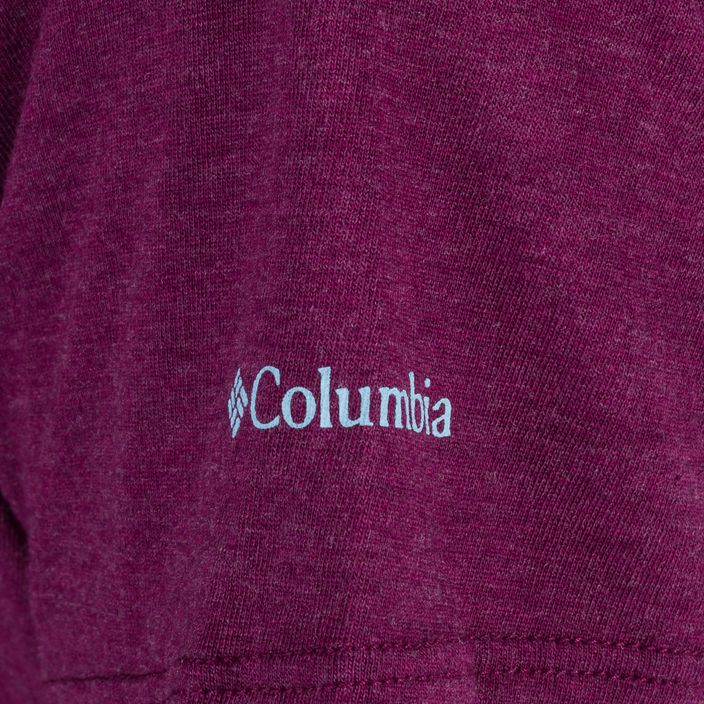 Damen-Trekking-Shirt Columbia Daisy Days Grafik rot 1934592 4