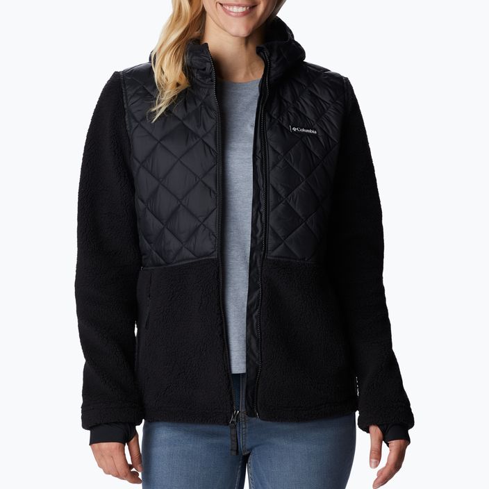 Columbia Crested Peak Damen-Trekking-Sweatshirt schwarz 4