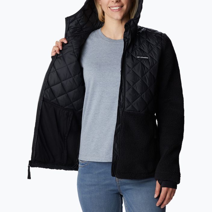 Columbia Crested Peak Damen-Trekking-Sweatshirt schwarz 5