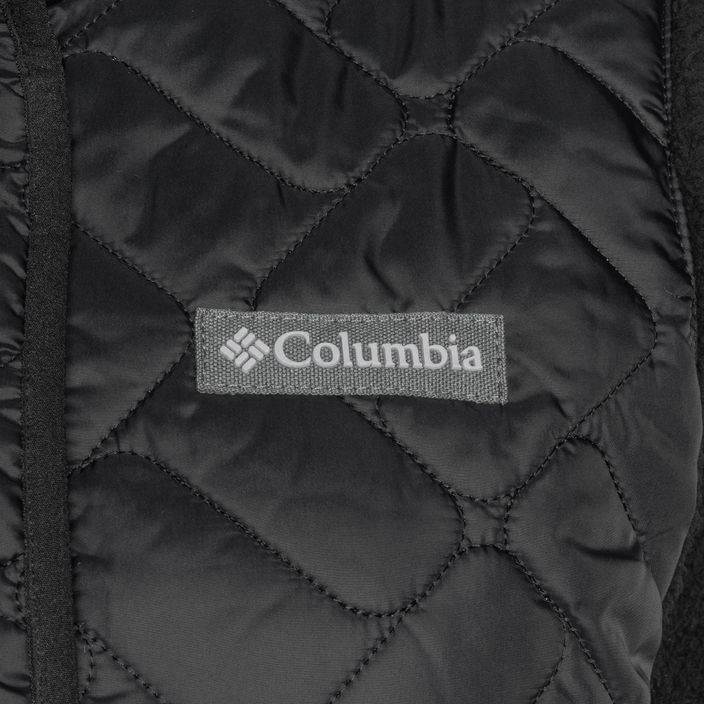 Damen Columbia Sweet View Fleece Kapuzen-Trekking-Sweatshirt schwarz 8