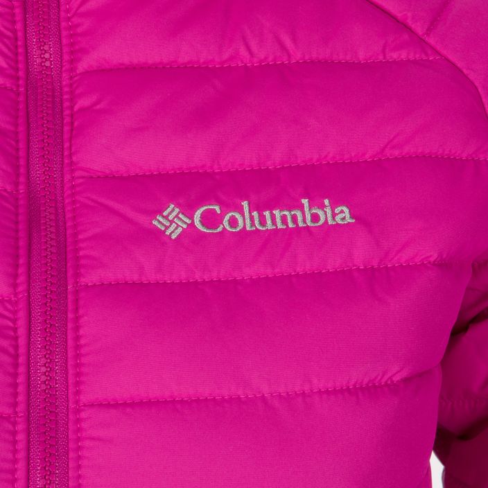 Columbia Powder Lite mit Kapuze rosa Kinder Daunenjacke 1802931 3
