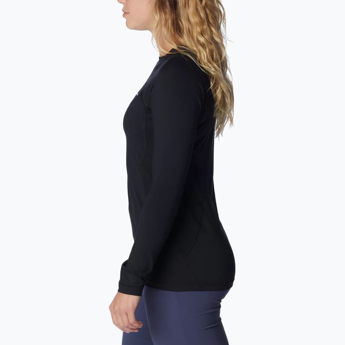 Columbia Midweight Stretch Thermo-Langarmshirt für Damen schwarz 3