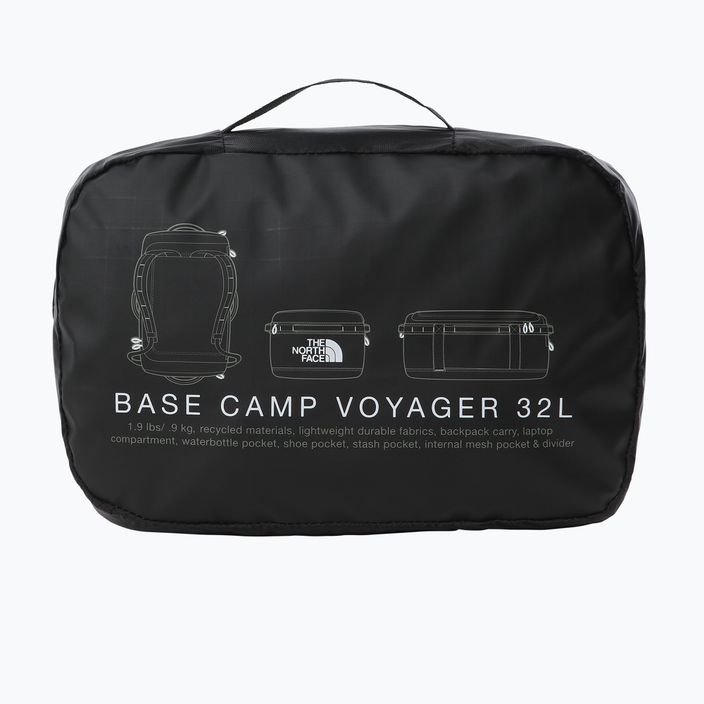 The North Face Base Camp Voyager Duffel 32 l schwarz/weiß Reisetasche 7