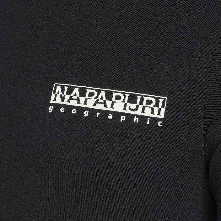 Napapijri S-Tahi schwarzes Herren-T-Shirt 3
