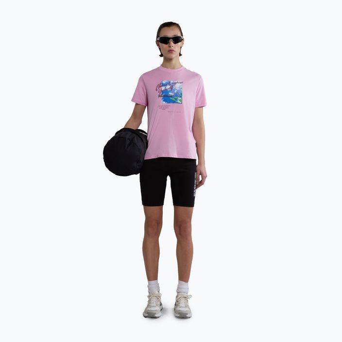 Napapijri Damen-T-Shirt S-Yukon rosa pastell 2