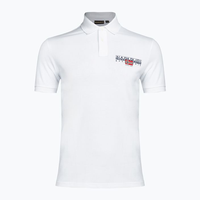 Herren Napapijri E-Aylmer hellweißes Poloshirt 5