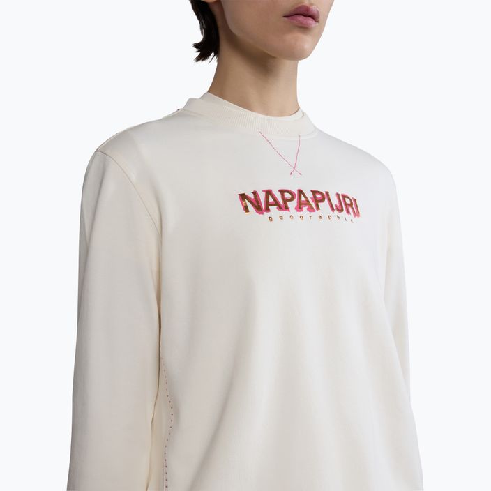 Damen Sweatshirt Napapijri B-Kreis C weiß flüstern 4
