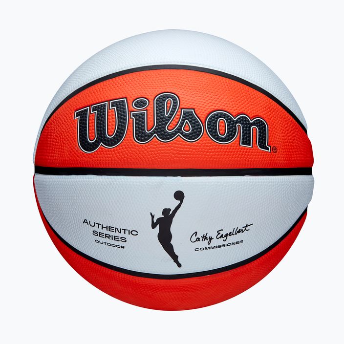 Wilson WNBA Authentic Series Outdoor orange/weiß Kinder Basketball Größe 5