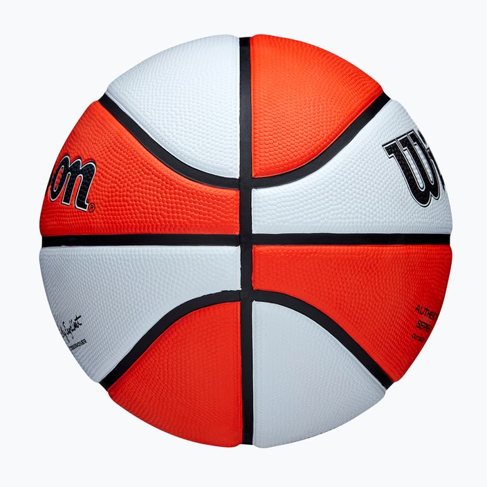 Wilson WNBA Authentic Series Outdoor orange/weiß Kinder Basketball Größe 5 6