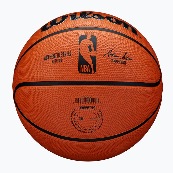 Wilson NBA Authentic Serie Outdoor Basketball WTB7300XB07 Größe 7 6