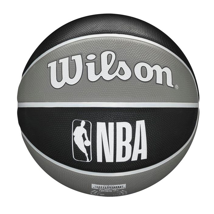 Wilson NBA Team Tribut Brooklyn Nets Basketball grau WTB1300XBBRO 4