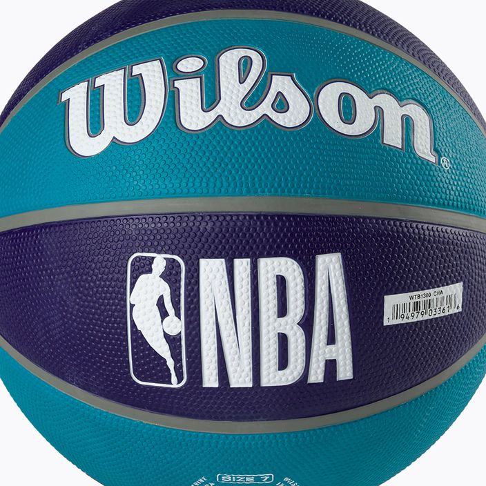Wilson NBA Team Tribut Charlotte Hornets Basketball blau WTB1300XBCHA 3