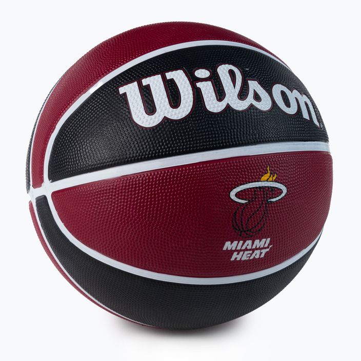 Wilson NBA Team Tribut Miami Heat Basketball kastanienbraun WTB1300XBMIA 2