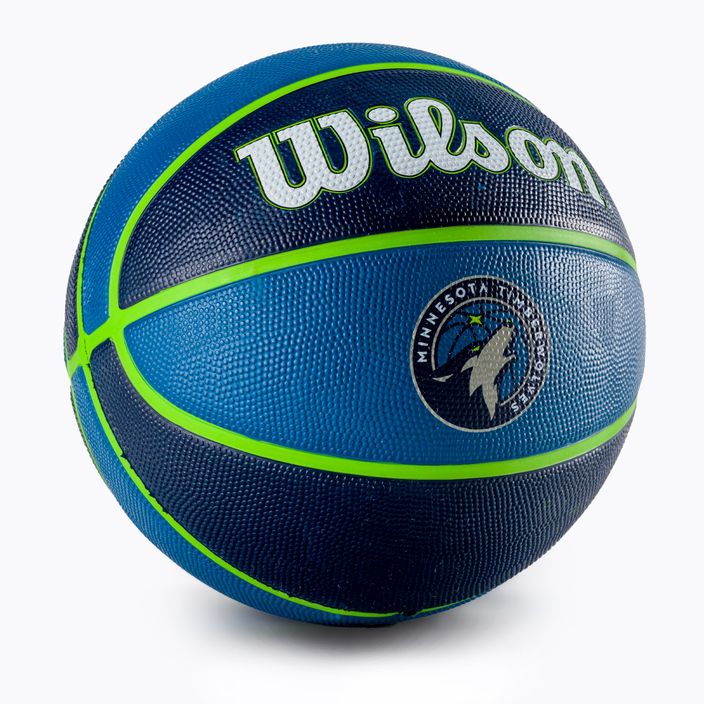 Wilson NBA Team Tribut Minnesota Timberwolves Basketball blau WTB1300XBMIN 2