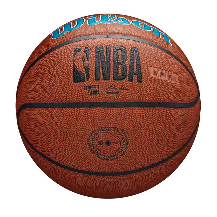 Wilson NBA Team Alliance Charlotte Hornets brauner Basketball WTB3100XBCHA 4