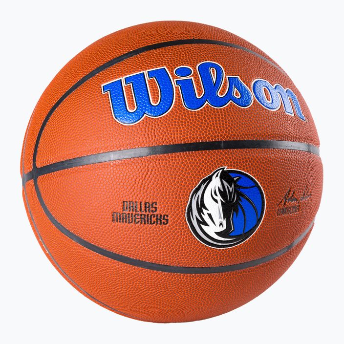 Wilson NBA Team Alliance Dallas Mavericks Basketball braun WTB3100XBDAL 2