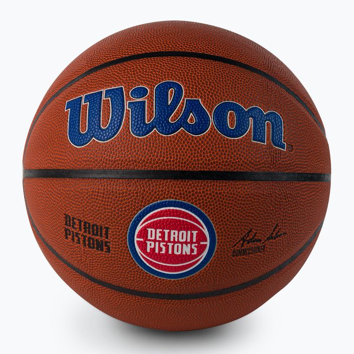Wilson NBA Team Alliance Detroit Pistons Basketball braun WTB3100XBDET