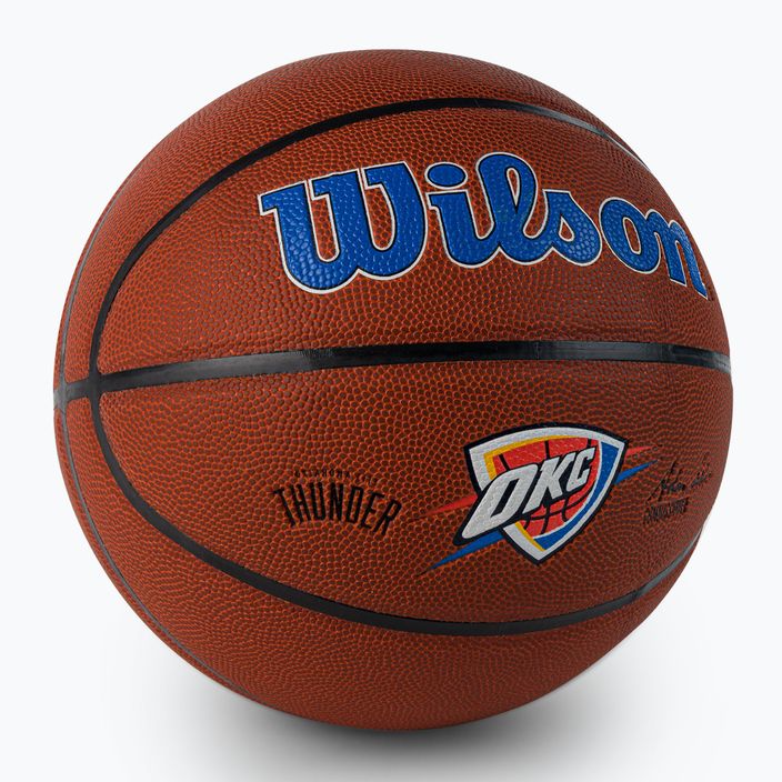 Wilson NBA Team Alliance Oklahoma City Thunder braun Basketball WTB3100XBOKC 2
