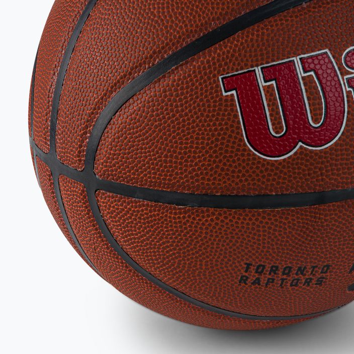Wilson NBA Team Alliance Toronto Raptors Basketball braun WTB3100XBTOR 3