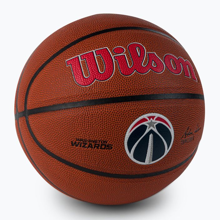 Wilson NBA Team Alliance Washington Wizards Basketball braun WTB3100XBWAS 2