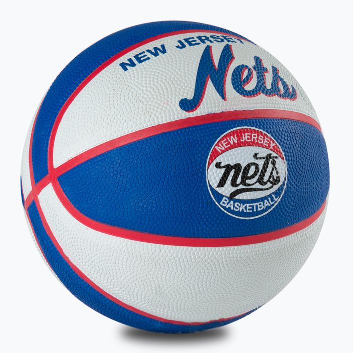 Wilson NBA Team Retro Mini Brooklyn Nets Basketball blau WTB3200XBBRO 2