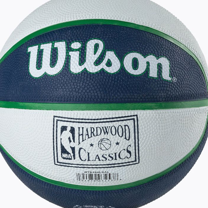 Wilson NBA Team Retro Mini Dallas Mavericks Basketball navy blau WTB3200XBDAL 3