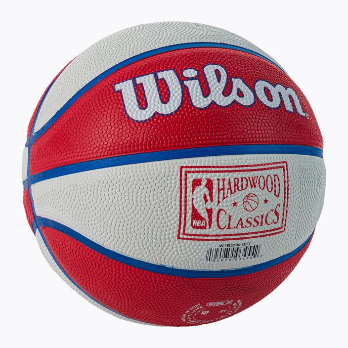 Wilson NBA Team Retro Mini Detroit Pistons Basketball rot WTB3200XBDET 2