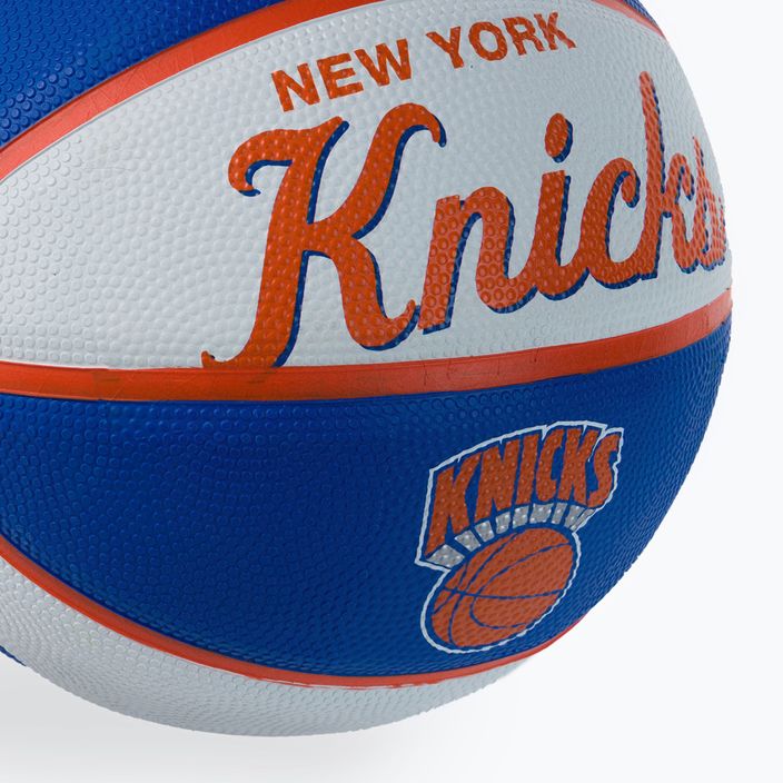 Wilson NBA Team Retro Mini New York Knicks Basketball blau WTB3200XBNYK 3